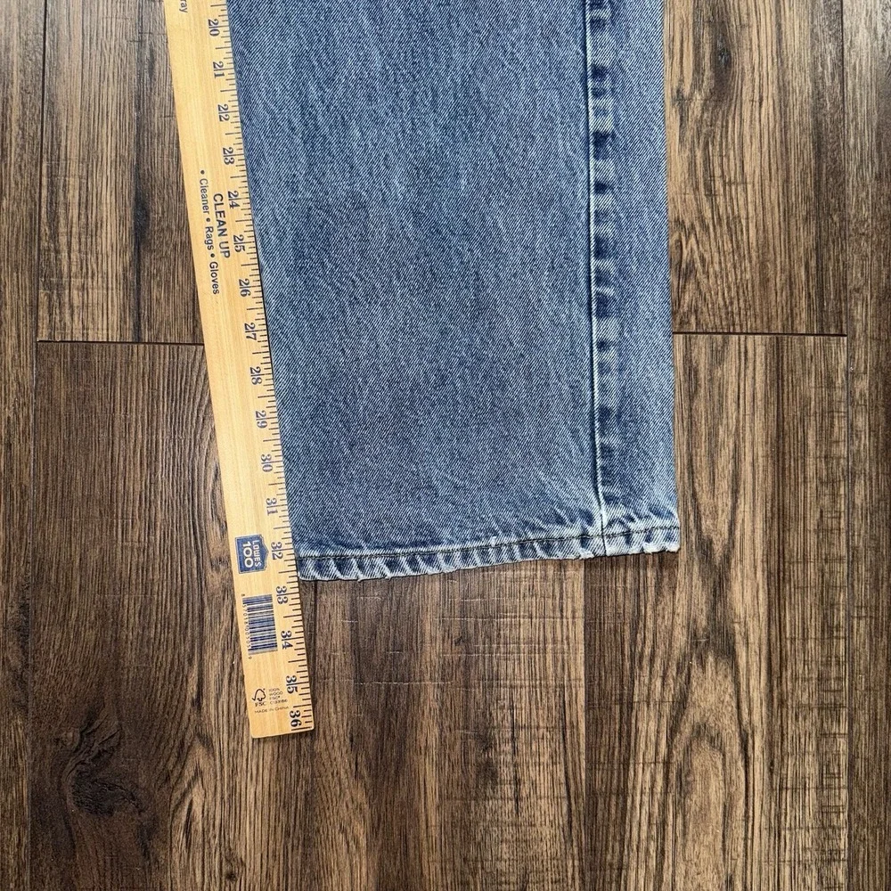 Carhartt Jeans Mens 38x33 Relaxed Fit Blue Denim B460 DVB 100% Cotton Workwear